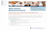 Why Alcohol Misuse Is Dangerous - zbobenefits.com · 2020-03-11 · Your drinking can also hurt someone else. Half of all alcohol-related deaths are due to unintentional injuries,
