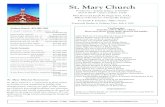 St. Mary Church · 2020-07-07 · St. Mary Mission Statement: Trace Weidenbenner son of Greg & Jill Weidenbenner St. Mary Church is a community of faith united in Eucharist and committed