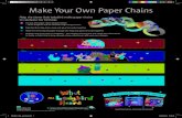 Make Your Own Paper Chains...Make Your Own Paper Chains Help the clever little ladybird make paper chains to celebrate her birthday Cut out the paper chain designs below – don’t