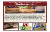 La Grange Highlands School District 106 Kindergarten Council/KICans.pdf · LALA La Grange Highlands School District 106 Kindergarten - Reading MISSION: WE WILL ENSURE EVERY CHILD