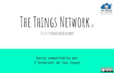 The Things NetworkThe Things Network.cat Taller de Visualització de dades Xarxa comunitària per l’Internet de les Coses