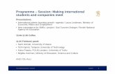 Programme – Session: Making international students and ... · Why do we need international talent attraction and retention management? - Lack of right kind of competence is one