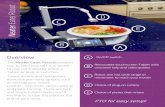 Robot - Neater Solutions · Choice of plug-on cutlery Choice of plates that rotate Overview The Neater Eater Robotic enables you to feed yourself. It is simple to use; controlled