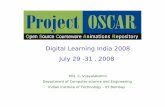 Digital Learning India 2008 July 29 -31 , 2008sri/talks/eIndia-oscar-08.pdf · eIndia 2008: C.Vijayalakshmi Curriculum and Teacher support Curriculum −Concepts from middle school