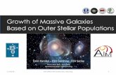 Growth of Massive Galaxies Based on Outer Stellar Populations€¦ · 260 ATLAS3D ETGs (D < 42 Mpc) – g, r, i bands ! Reaching brightness limit 29 mag.arcsec-2 ! Complete Sample: