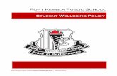 Student Wellbeing Policy 2nd Draft · Effective learning and teaching At Port Kembla Public School, we aim to enhance effective learning and teaching by: - encouraging students to