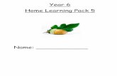 Year 6 Home Learning Pack 5 - Gilberdyke€¦ · Short, snappy sentences Sentences that appeal to the senses Ellipsis Interesting vocabulary Descriptive language Variety of ... Two