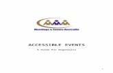 Accessible Events - Australian Human Rights Commission  · Web viewAccessible events A Guide For Organisers Accessible events – a guide for organisers Foreword Events such as conferences,