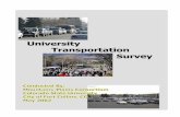 University Transportation Survey · opportunities for both the university and the community's transportation systems. Traffic congestion, accidents, high parking demand, and modal