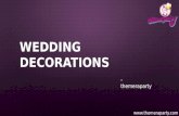 wedding decorators hyderabad, telangana