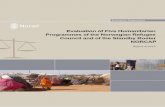 Evaluation of Five Humanitarian Programmes of the ... · Statistical overview of NRC's activities 2010-2012 Introduction This paper presents a brief overview of NRC's activities,