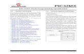 PIC32MX Flash Programming Specificationww1.microchip.com/downloads/en/DeviceDoc/61145K.pdf · 2012-07-26 · 4.1.3 TEST DATA INPUT (TDI) TDI is the test data input to the Instruction