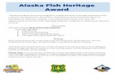Artwork Alaska Fish Heritage Award - Wildlife Forever€¦ · Alaska students are encouraged to create artwork that best represent the cultural, recreational or economic importance