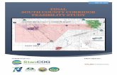 Final South County Corridor Feasibility Study · january 13, 2016 may 18, 2016 submitted to: prepared by: final south county corridor feasibility study