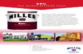 Kril Sell Sheet...Our classic, 100% acrylic, high-build exterior paint. It has strong adhesion, good durability and exceptional color retention. Kril is formulated to be mold and mildew