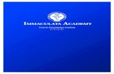 Immaculata academy - Clover Sitesstorage.cloversites.com/immaculataacademy/documents/course des… · Final acceptance is determined in June after all final grades are computed. ntrI