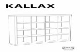 KALLAX - IKEA®.com...móveis devem ser fixados à pare-de para evitar possíveis quedas. Os diferentes tipos de parede requerem diferentes tipos de ferragens. Utilize fer-ragens adequadas