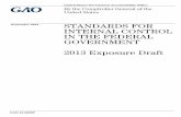 GAO-13-830SP, Standards for Internal Control in the Federal … · 2013-09-03 · requirements for assessing and reporting on controls in the federal government. The term “internal