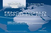 FENCA WORLD CONGRESS 2016 · 16.10 Keynote: The Expectation of Credit Managers when outsourcing c– 16.35 . ollection. Josef Busuttil, Vice President, FECMA . 16.50 – 17.35 . Workshops