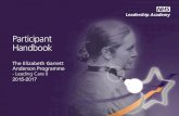 Participant Handbook Programme Han… · development programmes to provide targeted development for people from all backgrounds and levels of experience. The programmes have been