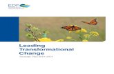 Leading Transformational Change€¦ · we design and transform markets to bring lasting solutions to the most serious environmental problems. ... Leading Transformational Change