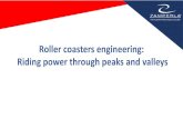 SUSPENDED COASTER SIMULATOR Riding power through peaks … · SUSPENDED COASTER SIMULATOR + VR Roller coasters engineering: Riding power through peaks and valleys. Play Zamperla video