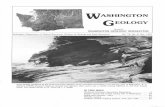 Washington Geology, v, 19, no. 4, December 1991WASHINGTON GEOLOGY formerly WASHINGTON GEOLOGIC NEWSLETTER Washington Department of Natural Resources, Division of Geology and Earth