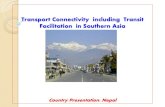Transport Connectivity including Transit Facilitation in ... · Nepal uses Kolkata port and Haldiya port and Bhutan uses Kolkata port. Nepal's Trade Balance with Some South and South-