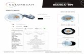 SPECIFICATION SHEET BIANCA-9W - Colorbeam Lighting · 2019-12-11 · SPECIFICATION SHEET BIANCA-9W Tél: 844-301-CBNA (2262) 450 Montée de Liesse Montréal, QC H4T 1N8 Email: info@colorbeamlighting.com