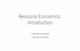 Resource Economics: Introductionweb.uvic.ca/~kooten/resource/Introduction.pdf · Monday, January 13, 2020 4 The logistics growth function (usually specified as a constraint in bioeconomics):
