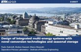 Design of integrated multi-energy systems with novel conversion … · 2017-06-02 · Paolo Gabrielli 30.05.2017 10 Electrochemical conversion devices: Electrolyzers electron flow