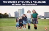 THE COUNCIL OF CATHOLIC ACADEMIES · COVERDALE SAVINGS PLANS (ESA PLANS) • Educational savings account that can be funded with up to $2,000 per child, per year. • After tax money