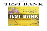 TEST BANK FOR INTRODUCTORY AND INTERMEDIATE ALGEBRA … · TEST BANK FOR INTRODUCTORY AND INTERMEDIATE ALGEBRA 6TH EDITION LIAL. Determine the number by which both sides of the equation