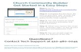 Church Community Builder Get Started in 5 Easy Steps 1.pdf · 4/3/2020  · Giveaway 2 Collar Stays Giveaway The Exchange All Locations OPPORTUNITIES Paper Towels Giveaway No more