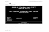 2016 National GST Intensive - Amazon S3 · 2016 National GST Intensive The tips and traps with little known exemptions Written by: Rhys Guild Partner MinterEllison Jane Spencer Special