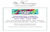 ZION BAPTIST CHURCHzbcshelby.org/wp-content/uploads/2018/12/Messenger-June... · 2018-12-11 · ZION BAPTIST CHURCH “The Church with a history and a future June 1, 2018 ZION BAPTIST