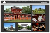 Yoshino & Omine / Kumano Sanzan / Koyasan Packages · 2019-03-22 · lotus flower petals were traditionally scattered from the roof of the temples. Nowadays, petals have been replaced
