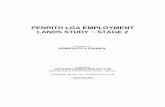 PENRITH LGA EMPLOYMENT LANDS STUDY ~ STAGE 2 · Council (PCC). It forms the Stage 2 report of a study commissioned by PCC to consider employment land demand and supply issues within