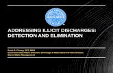ADDRESSING ILLICIT DISCHARGES: DETECTION AND ELIMINATION Legal and Regulatory Background •Phase II Requirements (64 FR 68722 – December 8, 1999) –Minimum Control Measures –Illicit