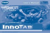 User’s Manual - VTechD2E898B5...2013/09/10  · 1 InnoTab® cartridge – Nickelodeon Teenage Mutant Ninja Turtles 1 InnoTab ® cartridge user’s manual WARNING: All packing materials,