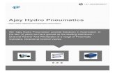 Ajay Hydro Pneumatics - IndiaMART€¦ · We “Ajay Hydro Pneumatics” provide Solutions in Automation. In the last 10 years we have gained as the leading Distributor / Channel