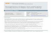 Strengthening strategic and sustainability considerations in … · Strengthening strategic and sustainability considerations in Ofgem decision making 7 industry representatives and