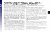 Mutations in fibroblast growth factor receptor 1 cause both Kallmann syndrome … · Mutations in KAL1 and FGFR1 cause Kallmann syndrome (KS), whereas mutations in the GNRHR and GPR54