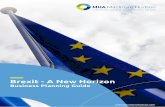 Brexit - A New Horizon - MacIntyre Hudson€¦ · With Brexit scheduled for 29 March 2019, UK businesses face the daunting task of scrutinising supply chains and preparing for customs…