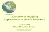 Overview of Mapping Applications in Health Researchmuskie.usm.maine.edu/Publications/DA/Mapping-Applications-Health... · Overview of Mapping Applications in Health Research . April