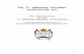 THE 1st ARMOURED REGIMENT ASSOCIATION Inc€¦  · Web viewTHE 1st ARMOURED REGIMENT ASSOCIATION Inc. The Constitution. of the. ... A word or expression that is not defined in these