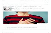 Inspire Loyalty With Your Leadership: Her e's How · 2020-07-05 · 2/15/2018 Inspire Loyalty With Your Leadership: ... Opinions expressed by Entrepreneur contributors are their own.