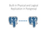 Replication in Postgresql - PGDay · • What is Streaming Replication and what is its advantages? Async vs Sync, Hot standby etc. • How to configurateMaster and Standby Servers?