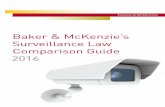 Baker & McKenzie’s Surveillance Law Comparison Guide 2016 · Surveillance Law Comparison Baker & McKenzie iii. Baker & McKenzie’s Global Data Security Leadership Team . Brian
