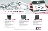 Managed Wi-Fi · Managed Wi-Fi 800-417-8667 | info@itctel.com | itc-web.com PREMIUM SELECT INTRO • Dual Band Router • Service and Support of the Router • Security/Firmware Updates